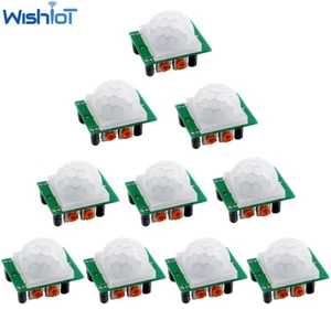 10pcs HC-SR501 Adjust IR Pyroelectric Infrared PIR Motion Sensor Detector Module - Picture 1 of 7