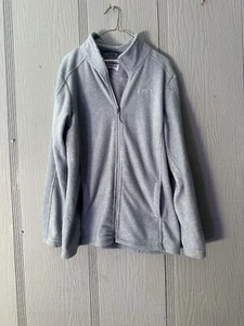 Magellan Outdoors Fleece Jacket women's XL Gray Full Zip layer warm - Picture 1 of 6