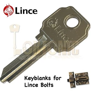 Lince Lock Key Blanks To Fit Garden Side Gate Shed Garage Sliding Bolt - Picture 1 of 3