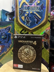 Uncharted 4: A Thief's End Limited Steelbook Edition PS4 + Game + Artbook - Picture 1 of 4