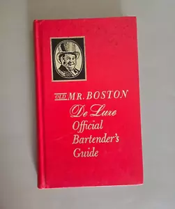 Old Mr. Boston De Luxe offizieller Barkeeperführer Hardcover Buch Vintage 1972 - Bild 1 von 5