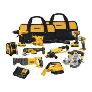 DEWALT CANADA 20V MAX Cordless Combo 10-Tool KIT - Picture 1 of 14