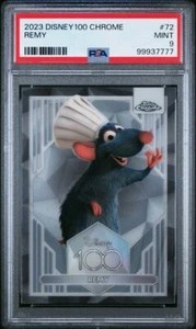 2023 Topps Chrome Disney 100 Remy PSA 9 POP 3 - Picture 1 of 2