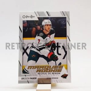 O-PEE-CHEE 2023-24 NHL HOCKEY - 580 Brock Faber (Marquee Rookie) - Picture 1 of 1