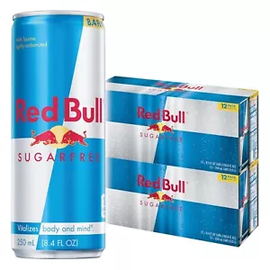 Red Bull Sugar Free Energy Drink with 80mg Caffeine plus Taurine & B Vitamins, 8 - Picture 1 of 8