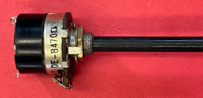 switched Linear potentiometer DPST switch  470R Alpha (vintage) - Image 1 of 3