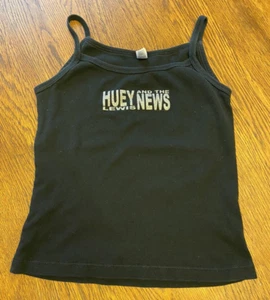 Huey Lewis And The News Band Music Girl’s Black Concert Shirt Tank Top Size L - Picture 1 of 4