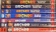 Archer : Seasons 1 2 3 4 5 6 7 (DVD, 2011-17, 14-Disc Set)  BRAND NEW