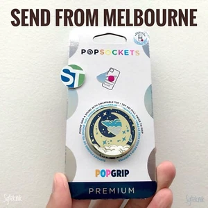 NEW Genuine Popsockets Premium Adhesive Popgrip - Enamel Fly Me To the Moon - Picture 1 of 11