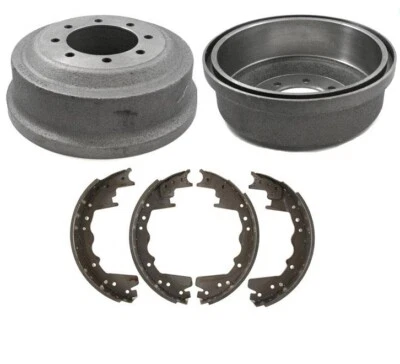 Tambores traseros 12 x 3 pulgadas y zapatas de freno para Ford E250 1995-2002 Foto 1 de 4