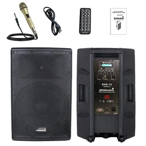 Altavoz de DJ de karaoke activo de 15" con cable dinámico portátil para DJ metal - Imagen 1 de 24