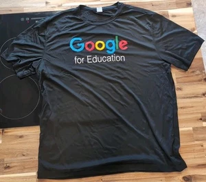 Camiseta deportiva negra para hombre/unisex Google For Education - XXL - Imagen 1 de 3