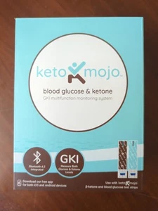 Keto Mojo Gki Keton / Glukose Blutzuckermessgerät Bluetooth Inkl. Zubehör - Bild 1 von 7