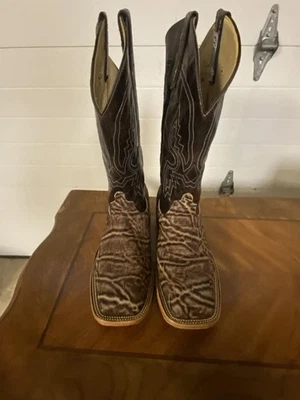 Botas de vaquero para hombre Anderson Bean Safari Ice E-Phant con tops de chocolate 10EE Foto 1 de 4