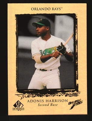 1999 UD SP Top Prospects  #29 - Adonis Harrison - Orlando Rays  99-521 - Image 1 of 2