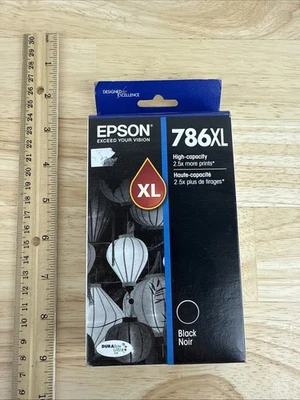 Epson 786XL - T786 DURABrite Ultra Tinta Alta Capacidad Cartucho Negro - CADUCADO Foto 1 de 3