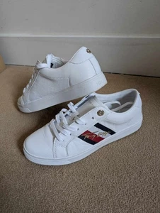 Tommy Hilfiger, White, Leather, Women's Trainers, Size 5(38) - Picture 1 of 7