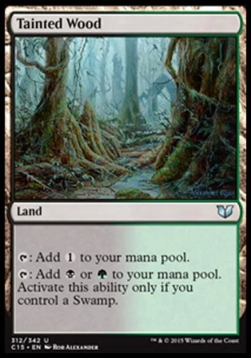 Tainted Wood - Light Play MTG Commander 2015 - Image 1 of 1