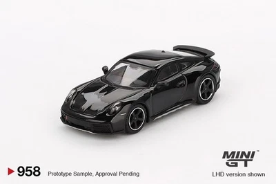 Mini GT 1:64 Porsche 911 Dakar Black #958 New - Image 1 of 3