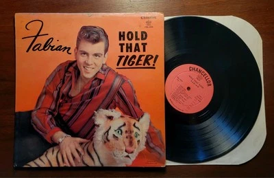FABIAN Hold That Tiger! Vinyl Lp 1959 US 1st Press Chancellor Pink Labels Mono - Image 1 of 4