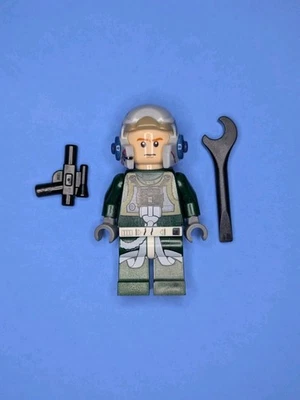 LEGO Star Wars: Rebel A-Wing Pilot Casco Abierto Arvel Crynyd Minifigura SW0437 Foto 1 de 4