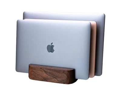 Triple Laptop Stand Vertical Laptop Holder - Vertical Laptop Stand for Desk -... - Image 1 of 4