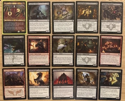 Budget Casual Commander MTG Black Red Tokens With Lagomos Hand Of Hatred Ready - Image 1 of 4