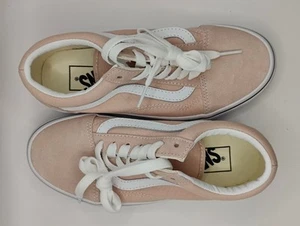 New - Vans Old Skool skate shoe womens 5 - canvas suede sneaker - rose smoke - Picture 1 of 7