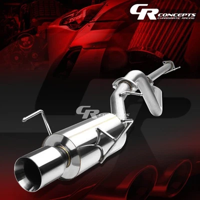 SISTEMA DE ESCAPE 4" PUNTA SILENCIADOR ENROLLADA CATBACK RACING PARA 02-06 NISSAN SENTRA 4 PUERTAS Foto 1 de 4