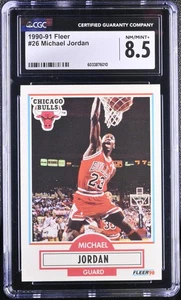 1990 Fleer #26 Michael Jordan CGC 8.5 - Picture 1 of 2