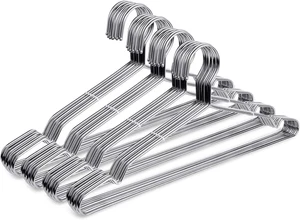 Fayleeko Wire Coat Hangers 40 Pack Strong Heavy Duty Stainless Steel Metal Ultra - Picture 1 of 12
