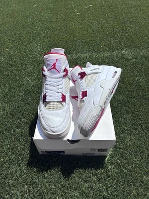 Jordan 4 Hombre Rojo Metálico Talla 9 Foto 1 de 4