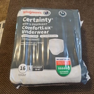 Walgreens Certainty Herren Unterwäsche über Nacht Größe L 16 Stück maximale Saugfähigkeit - Bild 1 von 7