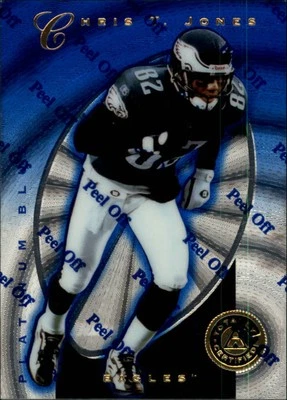 1997 Pinnacle Totally Certified Platinum Blue #85 Chris T. Jones /2499 - FB - Image 1 of 2