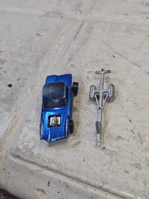 VTG Hot Wheels Redline 1967 Python Blue Grey Interior W/ Boat Ramp - Image 1 of 4