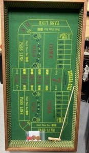 Juego de mesa Crestline de colección años 60 Nevada dados dados - madera dura - caja original - Imagen 1 de 24