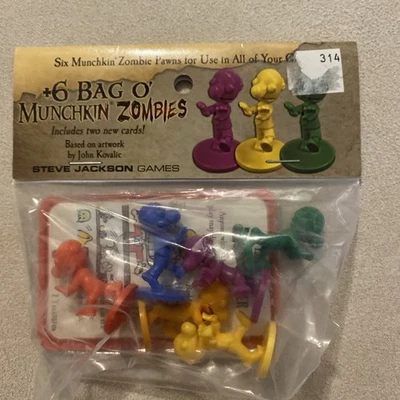 Munchkin Zombies +6 Bag O' Zombie Pawns Promo Steve Jackson Games New - Image 1 of 3