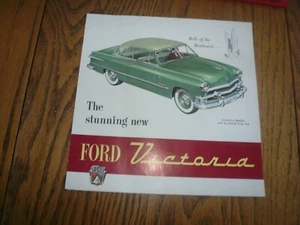 Ford Country 1951 impresionante nuevo folleto de ventas de Victoria - estilo desplegable - vintage - Imagen 1 de 4