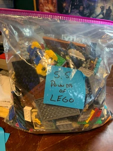 LEGO 5 lbs Pounds Bulk Lot of Loose Lego Pieces Bricks Random Parts- No Figures - Picture 1 of 2