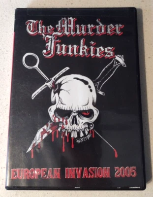 The Murder Junkies European Invasion 2005 DVD GG Allin Spkon Word Región Libre Foto 1 de 3