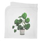 'Monstera House Plant' Cotton Baby Blanket / Shawl (BY00024730)