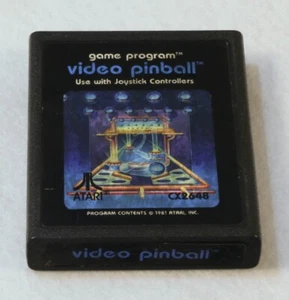Atari 2600 Game Tested and Working Picture Label Video Pinball - Picture 1 of 1