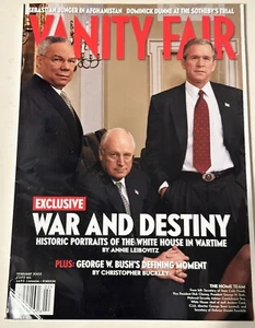 Vanity Fair Feb 2002 War & Destiny: Annie Liebovitz Bush White House Portraits - Picture 1 of 1