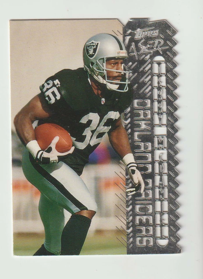 1996 Topps Laser #47 Terry McDaniel card, Oakland Raiders - Image 1 of 1
