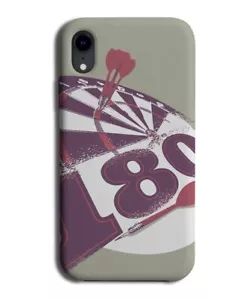 180 Darts Phone Case Cover Dartboard Vintage Retro Dark Picture Dart Board J177 - Picture 1 of 1