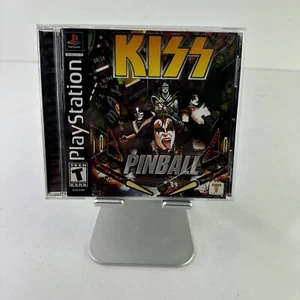 KISS Pinball (Sony PlayStation 1 PS1) Black Label Complete - Picture 1 of 4