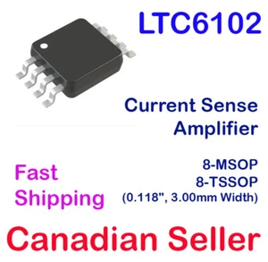 LTC6102 IC Current Sense Amplifier LTCKJ 8-MSOP 8-TSSOP LT AD Linear Technology - Picture 1 of 1