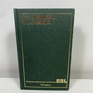 Commonwealth Serum Laboratories Medical Handbook 1979 Edition (Hardcover) - Picture 1 of 8