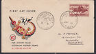 1961 5/- NT Cattle Industry Australia WCS Crocodile FDC Paper Thinning at Back