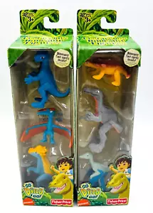 Go Diego Go! Fisher Price Kreidezeit Dinosaurier Figuren 2 Packungen NEU Nickelodeon - Bild 1 von 10